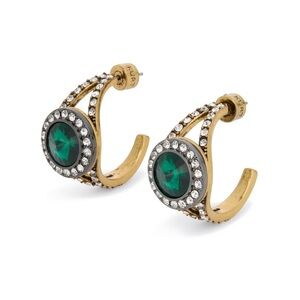 Kurt Geiger Octavia Gemstone Hoop Earrings